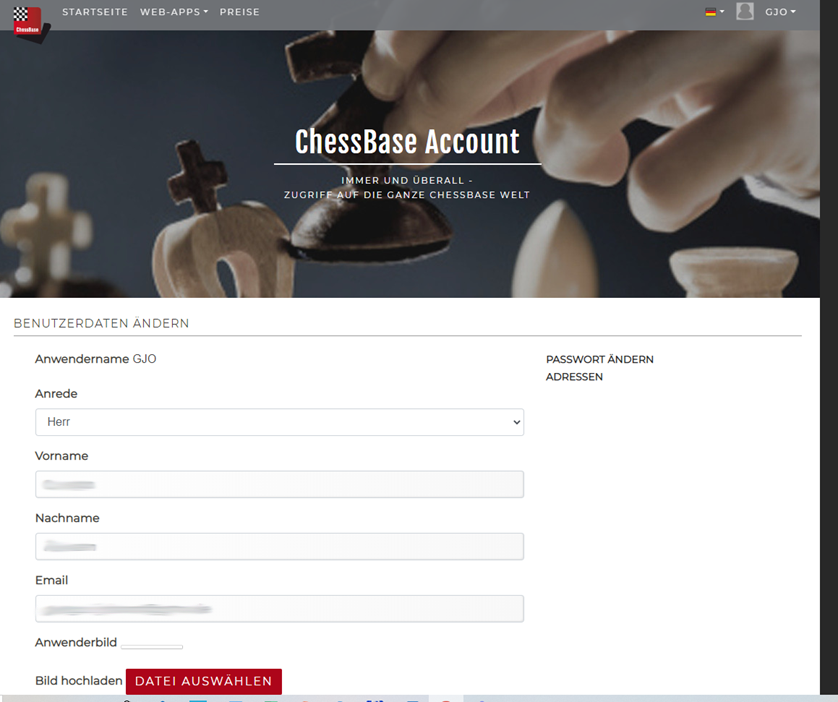 ChessBase Account